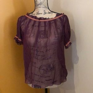 Women’s sheer blouse